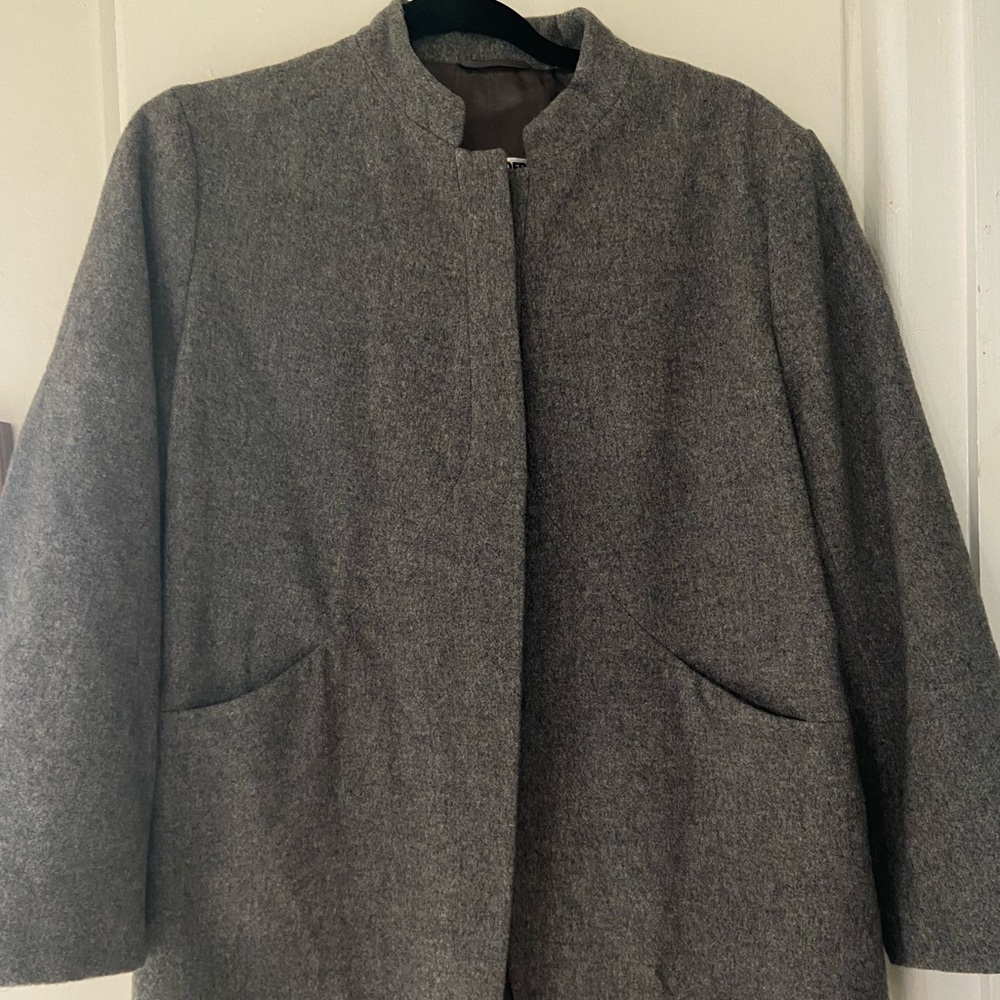 Jil Sander grey Italian wool jacket